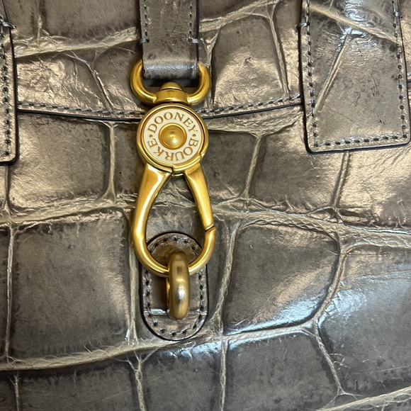 Dooney & bourke structured Amelia tote croc embossed EUC 9.8/10 π₯π€·π½ββοΈπ½π―β€οΈ - Picture 2 of 13